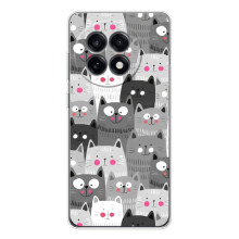 Чохли з Котиками для OnePlus 13R (VPrint) (Мальовані котики)