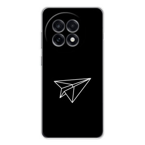 Чохол з картинками на чорному фоні для OnePlus 13R – Літак