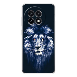 Чехол с картинкой на OnePlus 13R – Лев - синий