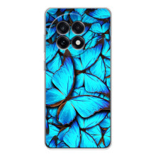 Чохол з принтом для 13Р - (Прикольні) (AlphaPrint) (Сині метелики)