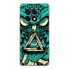 Чохол з пташками на OnePlus 13R (VPrint) (Сова з оком)