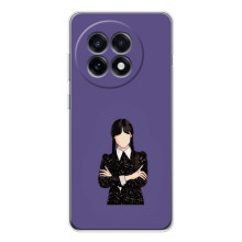 Чехлы Венсдей на OnePlus 13R Уэнсдей (AlphaPrint) (Уэнздей в черном)