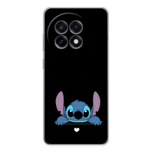 Чехол с принтом Стич на OnePlus 13R (Стич на черном)
