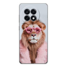 Чехол с принтом стильные животные для 13Р – Лев в очках