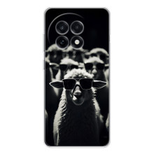 Чехол с принтом стильные животные для 13Р – Овечка в очках