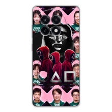 Чехол Гра в кальмара для OnePlus 13R – Персонажи игры кальмара