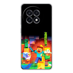Чехлы для OnePlus 13R (Персонажи Майн Крафт) – Герой Майнкрафт