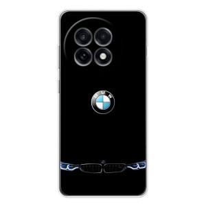 Силиконовый бампер с картинкой машины на OnePlus 13R – Черный BMW