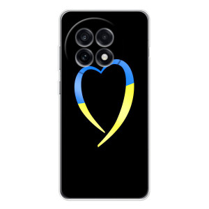 Силиконовый Чехол на OnePlus 13R (Я-Украина) – Украинское сердце
