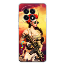 ЗСУ Чохли (TPU) для OnePlus 13R (Жінка солдат)