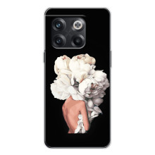 Чехлы (ART) Цветы на OnePlus 13s (VPrint) (Белые цветы)