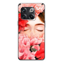 Чехлы (ART) Цветы на OnePlus 13s (VPrint) (Глаза в цветах)