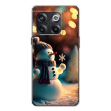 Чехлы на Новый Год OnePlus 13s (Снеговик праздничный)