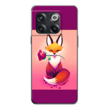 Чехлы с картинкой Лисички для OnePlus 13s (VPrint) (Лисичка с розочкой)