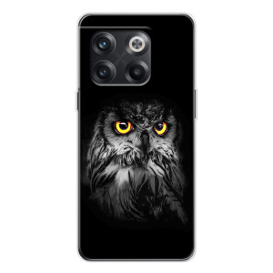 Чехлы с принтом СОВЫ для OnePlus 13s – Сова на чёрном