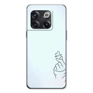 Чехлы (Знак сердечка) на OnePlus 13s – Сердце на голубом