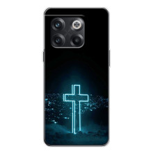 Чехол для OnePlus 13s (AlphaPrint) - (Христианские) (Крест и город)