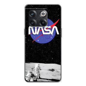 Силіконовый бампер з принтом "Наса" на OnePlus 13s – Nasa на місяці