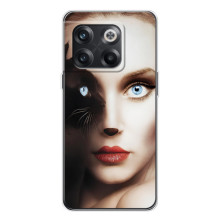 Бампер с изображением Котиков для 13с (Женщина кошка)