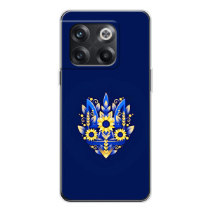 Чохол з картинкою (Патріотичний ГЕРБ) на OnePlus 13s – Герб в квітах