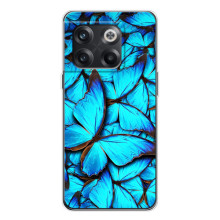 Чехол с принтом для 13с - (Прикольные) (AlphaPrint) (Синие бабочки)