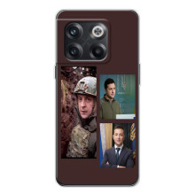 Чехол для OnePlus 13s (AlphaPrint - с принтом Зеленского) (Президент)