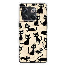 Чехол с рисунком кот на OnePlus 13s – Черные коты