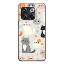 Чехол с рисунком кот на OnePlus 13s – Коллаж котов