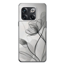 Чехол с цветочным принтом на 13с – Черные цветы