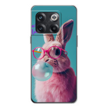 Чехол с принтом стильные животные для 13с – Кролик в очках