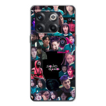Чехол Гра в кальмара для OnePlus 13s – Коллаж игры кальмара