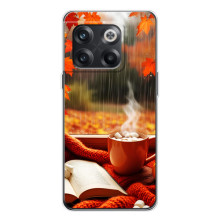 Чехол с уникальным дизайном «Осень с кофе» для OnePlus 13s – Кофе и дождь