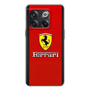 Силиконовый бампер с картинкой машины на OnePlus 13s (Ferrari Logo)