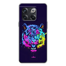 Силиконовый бампер с картинкой животных для OnePlus 13s – Тигр-Арт