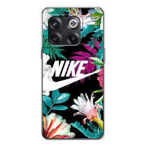 Силиконовый Чехол на OnePlus 13s с картинкой Nike – Цветочный Nike