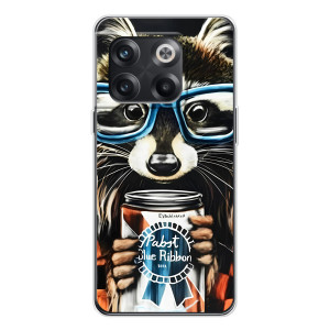 Силиконовый Чехол с Енотами на OnePlus 13s – Енот в очках