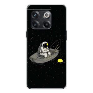 Силіконовый Чохол з принтом "Космонавти" на OnePlus 13s – Космонавт на рибалці