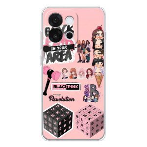 Чохли з картинкою для OnePlus 13T – BLACK PINK колаж