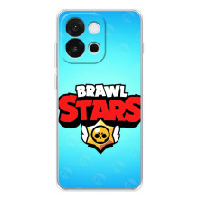 Чехлы Brawl Stars для OnePlus 13T (AlphaPrint) (Лого Бравл Старс)