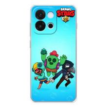 Чехлы Brawl Stars для OnePlus 13T (AlphaPrint) (Тріо героїв)