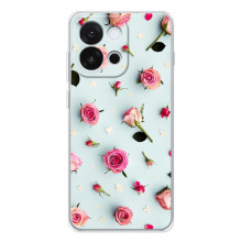 Чехлы с принтом Розочки для OnePlus 13T – Разные цветы
