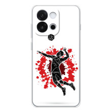 Чехлы с принтом Спортивная тематика для OnePlus 13T – Волейболист