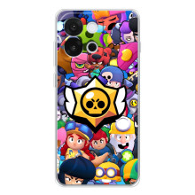 Чехол для OnePlus 13T Бравл Старс (VPrint) (Лого Brawl Stars)