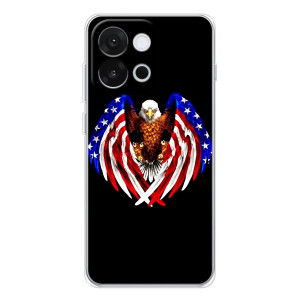 Чохол Прапор USA для OnePlus 13T – Крила США