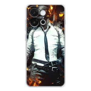 Силиконовый чехол с картинкой "Герой Pubg" на OnePlus 13T – Man Пубг