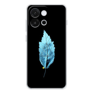 Чехол с картинками на черном фоне для OnePlus 13T – Листочек