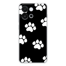 Бампер для OnePlus 13T с картинкой "Песики" (Следы собак)