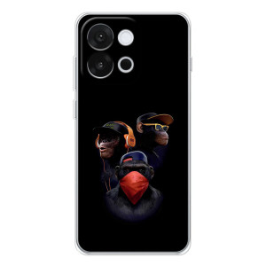 Чехол с Обезьянами OnePlus 13T - (AlphaPrint)