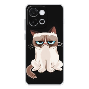 Чехол с принтом для OnePlus 13T (AlphaPrint) Модные коты