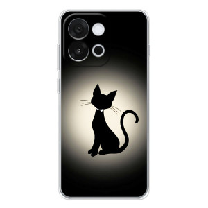 Чехол с принтом для OnePlus 13T (AlphaPrint) Модные коты